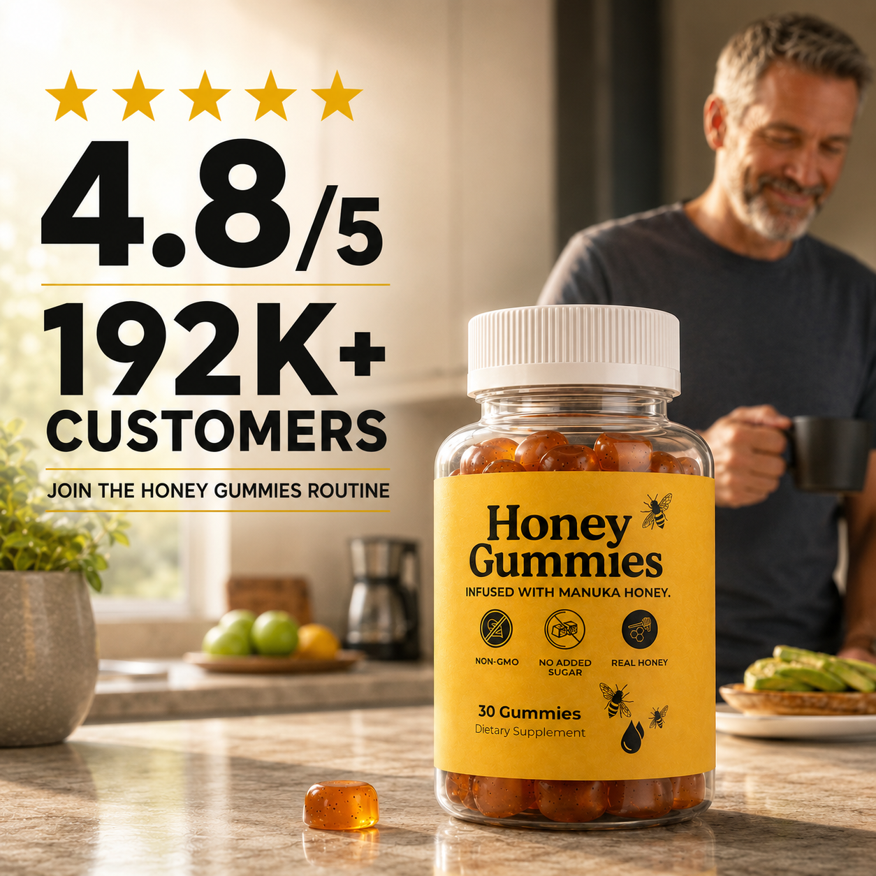 Honey Gummies™ Men’s Formula Split