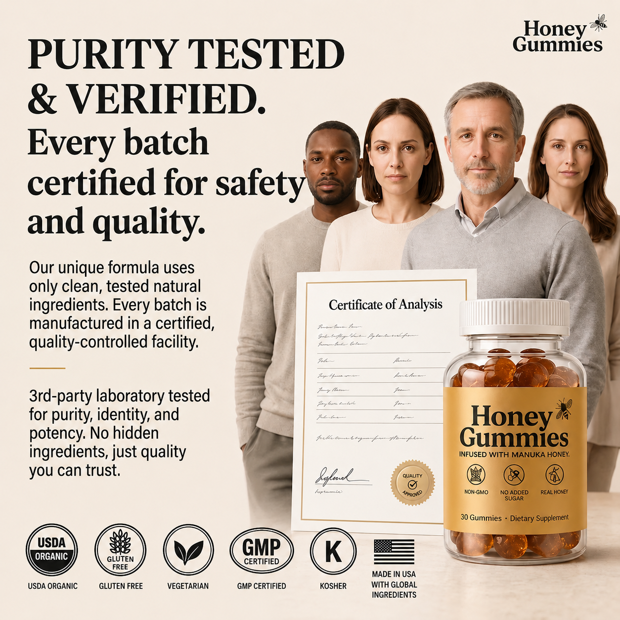 Honey Gummies™ Men’s Vitality Formula
