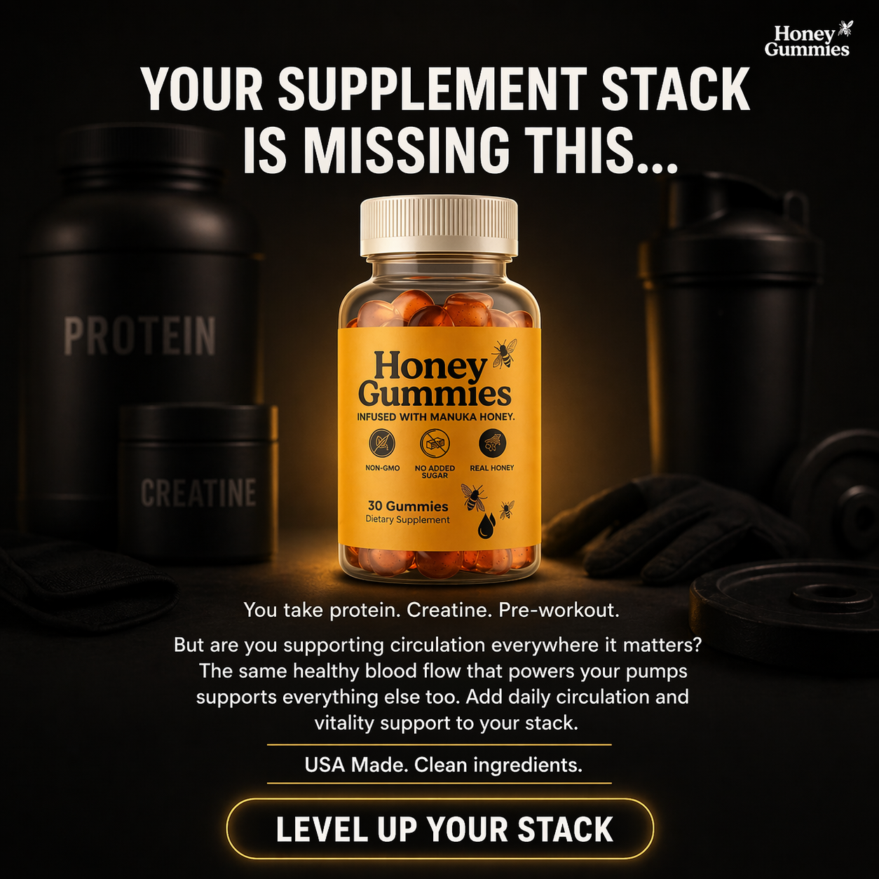 Honey Gummies™ Men’s Vitality Formula