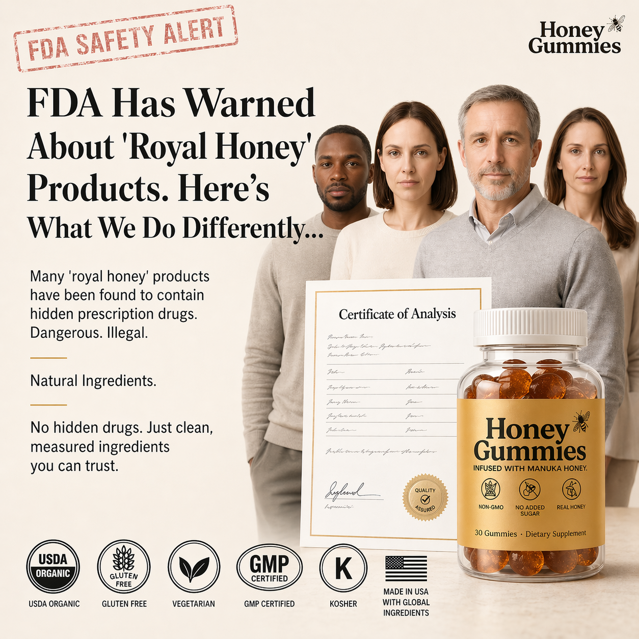 Honey Gummies™ Men’s Vitality Formula