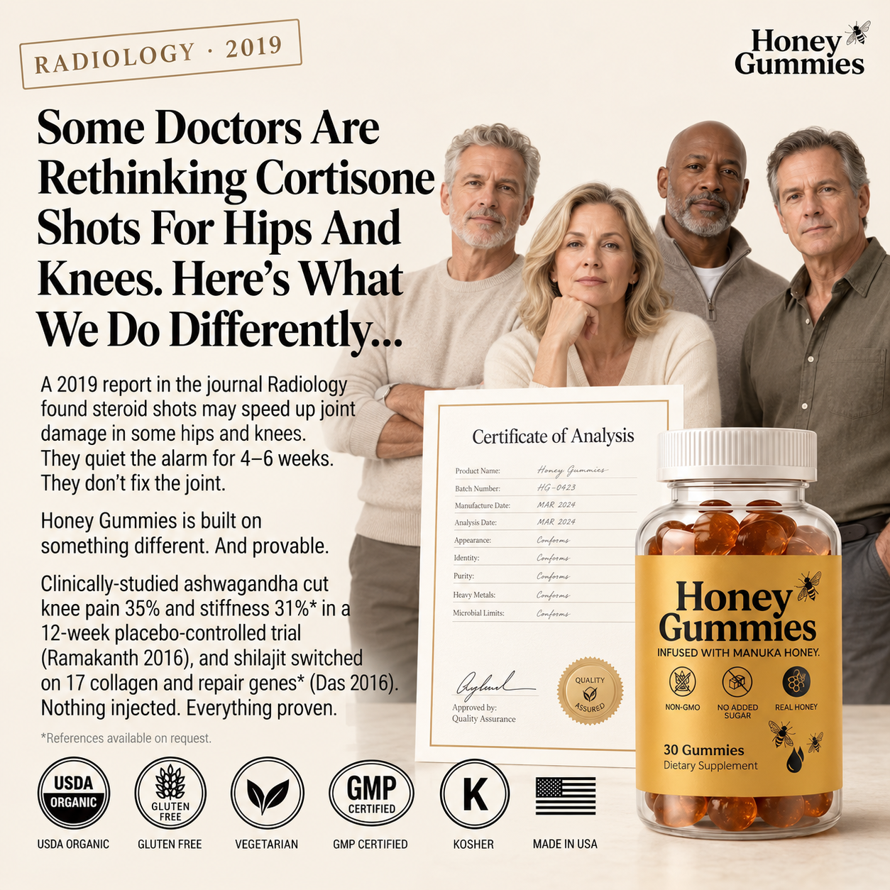 Honey Gummies Osteoarthritis