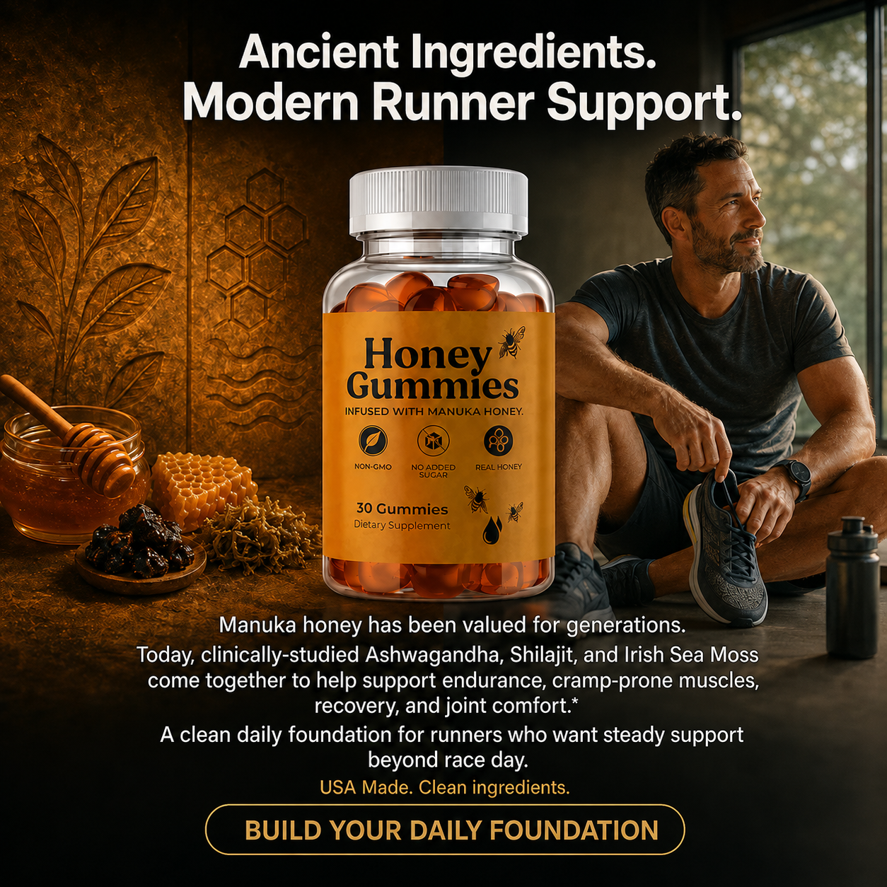Honey Gummies™ — Daily Endurance, Recovery & Joint Support